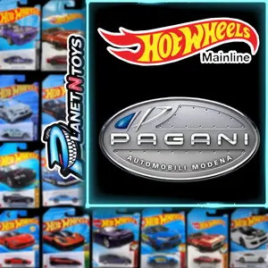 Hot Wheels Pagani (European Cars 1:64 Diecast | Utopia, Zonda)