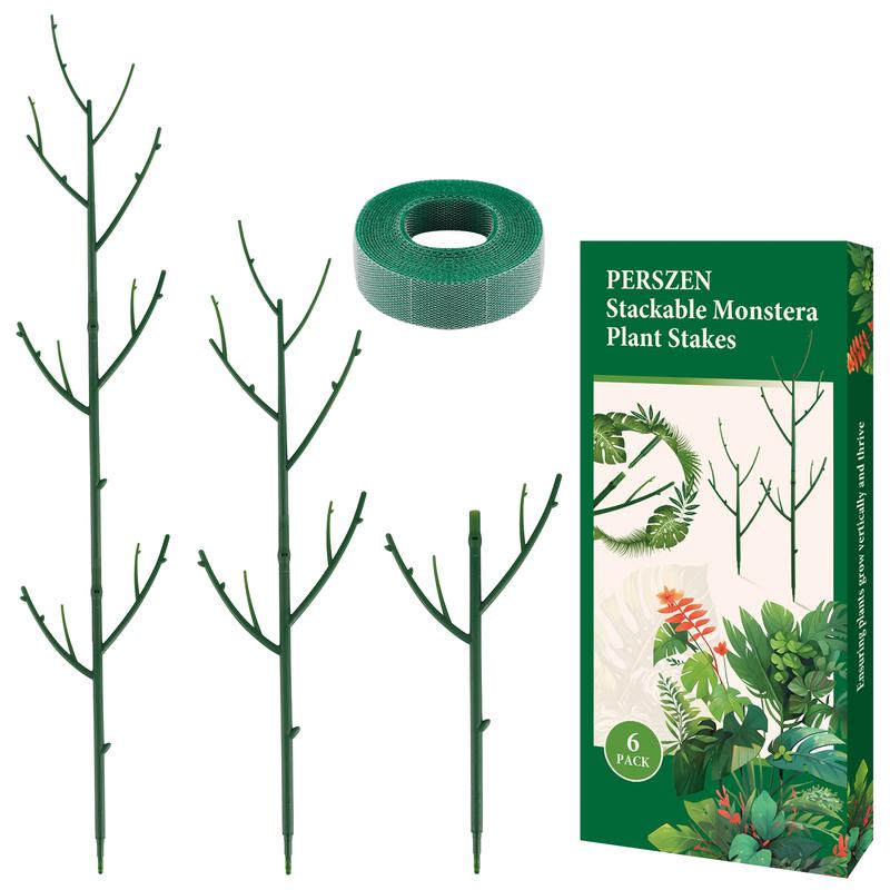 PERSZENStackable Monstera Plant Support Stakes, Plant Support Stakes for Indoor Plants Tall, Plant Climbing Support for Monstera, Philodendron, Potted Plants, Plant Poles for Climbing Plants (6PCS/15PCS) PERSZENStackable Monstera Plant Support Stakes, Plant Support Stakes for Indoor Plants Tall, Plant Climbing Support for Monstera, Philodendron, Potted Plants, Plant Poles for Climbing Plants (6PCS/15PCS)
