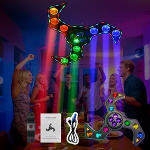 XDV 150W RGBW Moving Head Strobe Light – DMX & Sound Activated Party Light with 109 LED Strips for DJs & Events