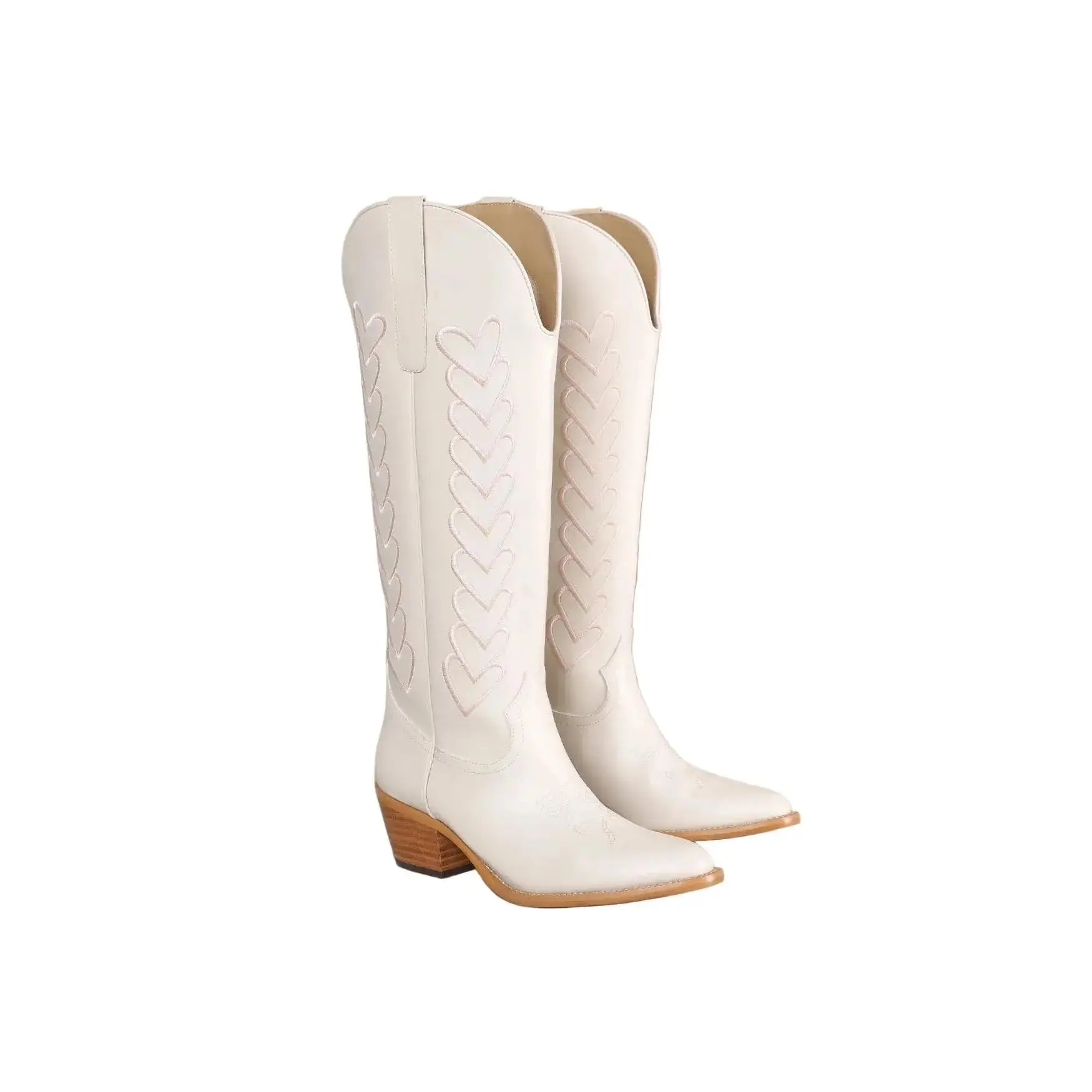 Wild Heart White Cowgirl Boots