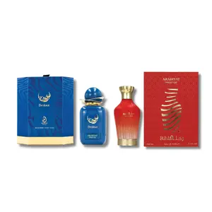 Arabiyat Prestige Bedour & Rihla Eau De Parfum 3.4FL.OZ Exotic Arabic Perfume Bold Arabian Perfume Captivating Scent Earthy Woody Scent