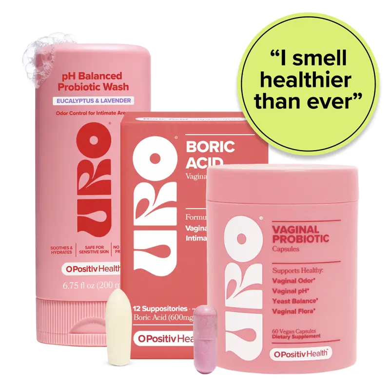 O Positiv Best Selling Bundle - pH Balanced Probiotic Wash, Gentle pH for Freshness, & BA for Fast Relief