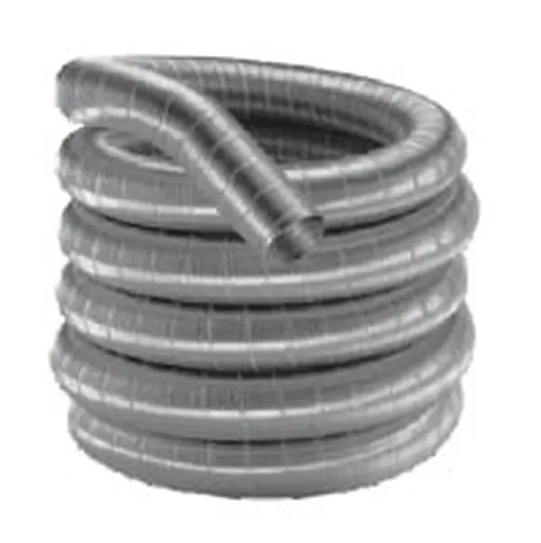 M & G Duravent 4DFA-35 4 in x 35' Flexible Metal Chimney Liner, 2-ply .010 in Aluminum, Dura-Vent DirectVent Pro Co-Linear Chimney Pipe Fitting, Two-Ply Aluminum