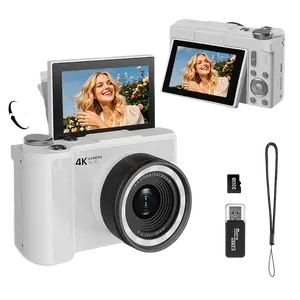 W&O Digital Camera 1080P Kids Camera Digital Cameras with 32GB SD Card, 16X Zoom, Lanyard, Compact Small Camera for Kids Boys Girls Belt Flash