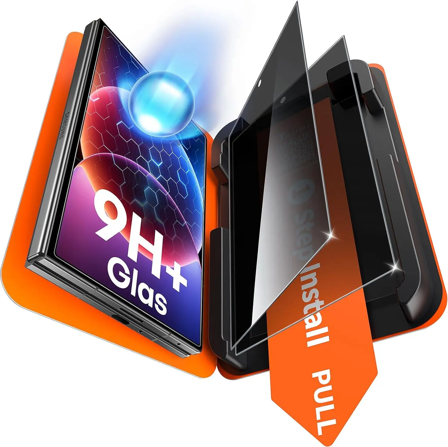 TAURI 2 Pack for Samsung Galaxy Z Fold 8 Privacy Screen Protector