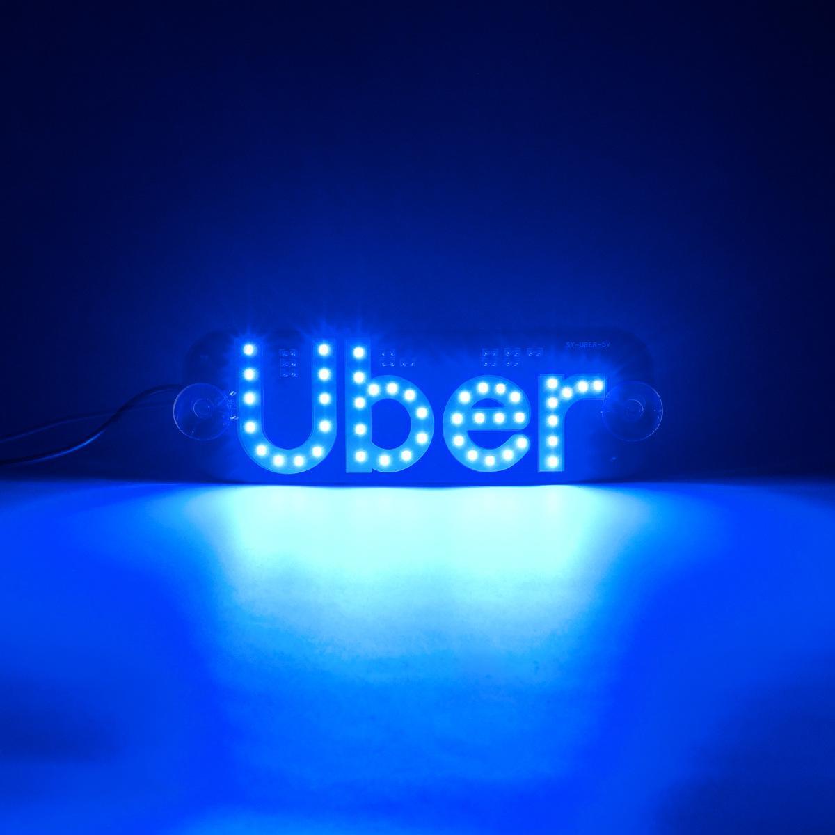 LED Driver Sign USB Rechargeable Light for Rideshare Drivers LED Driver Sign USB Rechargeable Light for Rideshare Drivers