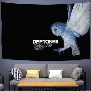 60in x 40in home decor banner D-Deftones Singer Tapestry Decoration Bedroom Dormitory Background Cloth Holiday Home Party Living Roomvalentine's wall decor flags