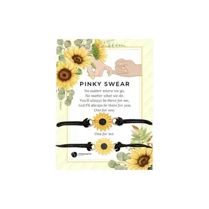 Pinky Swear Sunflower Bracelet