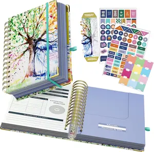 Budget Planner - Budget Book with Bill Organizer and Expense , 12 Month undated Budget Planner/Account Book to Take Control of Your , Start Anytime(Tree Seasons)