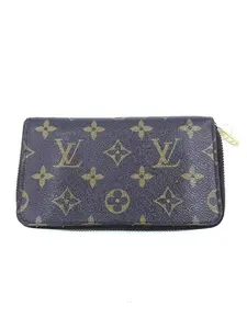 Pre-owned Louis Vuitton AS Shown Small Leather Goods Monogram Zippy Wallet Monogram