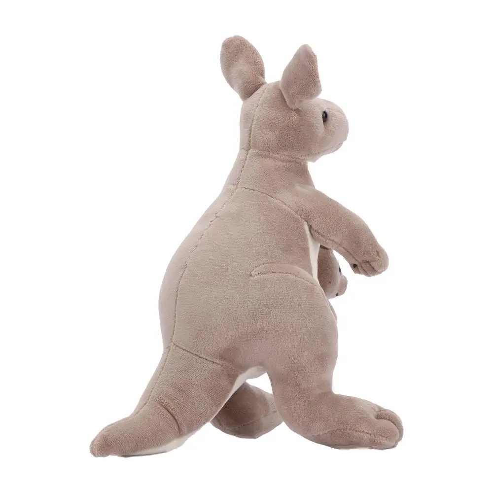 Gray Kangaroo Plush Toy with Baby - Soft Touch Short Plush PP Cotton Unisex Appease Doll, Animals & Nature Themed Over 3yr Children's Development Gift (Toys & Hobbies Specialty DIY Supply)