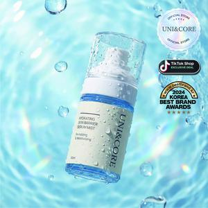 [UNI&CORE] HYDRATING SKIN BARRIER SERUM MIST 1.76fl. oz (50ml) Copper Tri Peptide Cica Korean spray serum