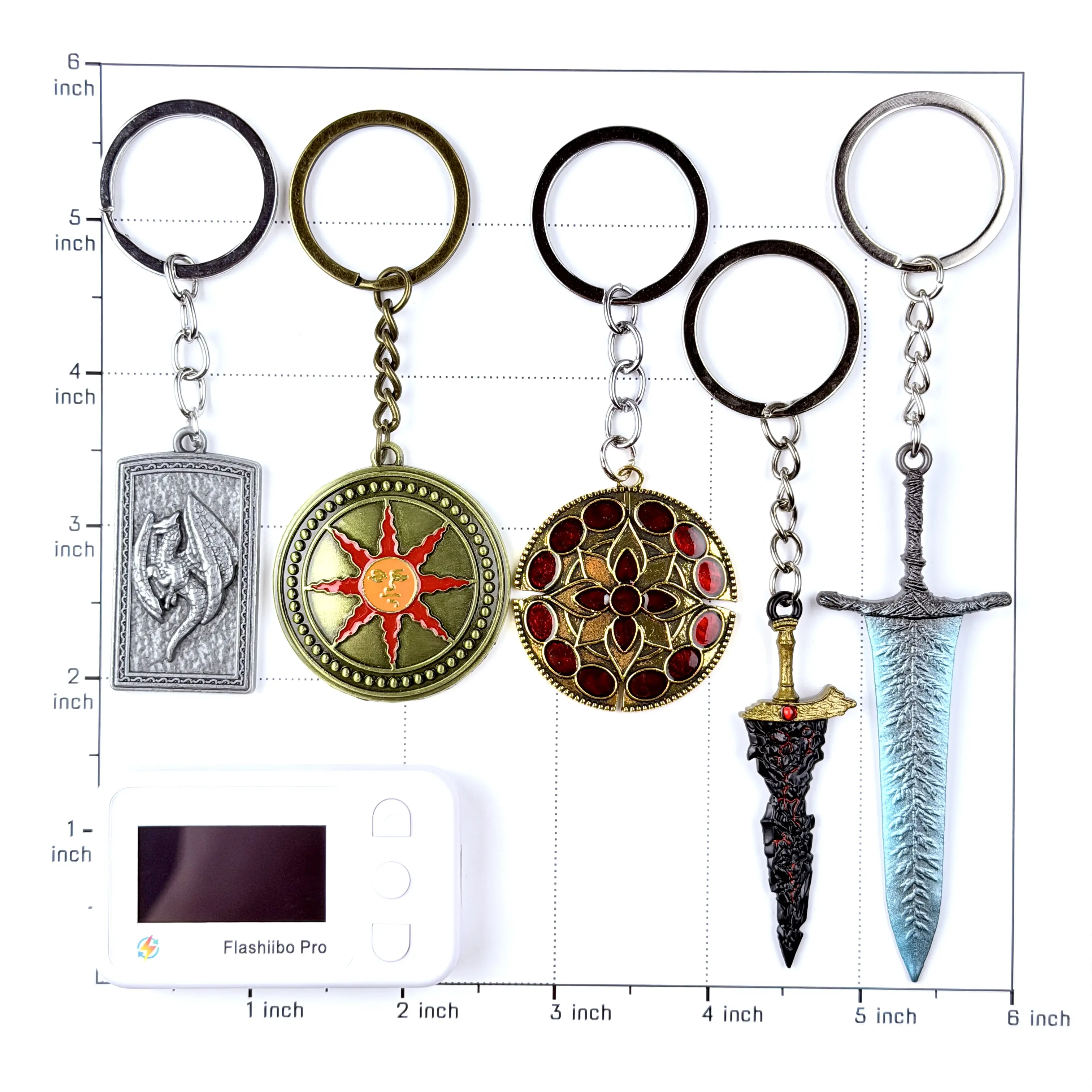 Gift Bundle E: 5 Most Popular Elden Ring Keychains