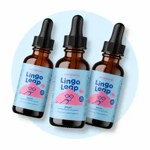 JoySpring LingoLeap Speech Learning Natural Supplement for Kids – Zeolite Drops with B Vitamins and Premium Botanical Extracts To Support Focus, Memory, and Everyday Learning