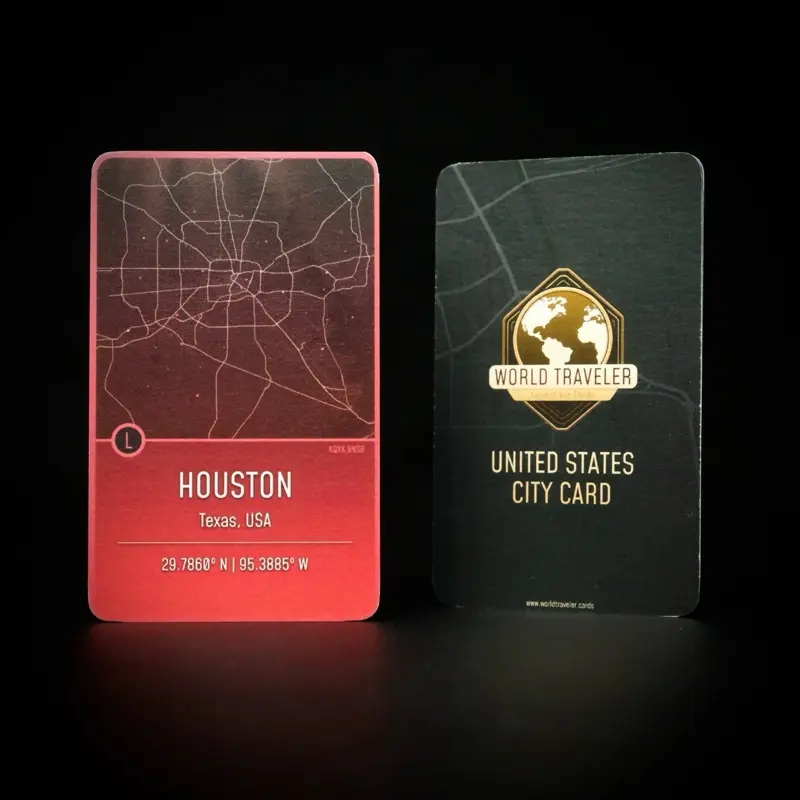 Houston City Card – World Traveler USA City Card Collection | Random & Select Rarity