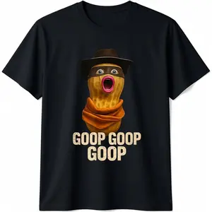 100% Cotton Funny The Burnt Peanut GOOP Bungulator T-Shirt