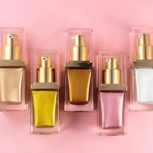 Shimmering Oil Bronzer Coconut Makeup Blend Bronzing Golden Moisturize Nourishing