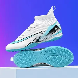 New Men Soccer Shoes Futsal Indoor Football Boots Cleats TF/FG Grass Ankle Hot-selling High-quality Training Kids Sport Match