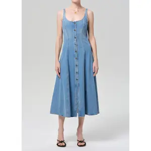 Citizen of Humanity Noa Seamed Dress In Lapis