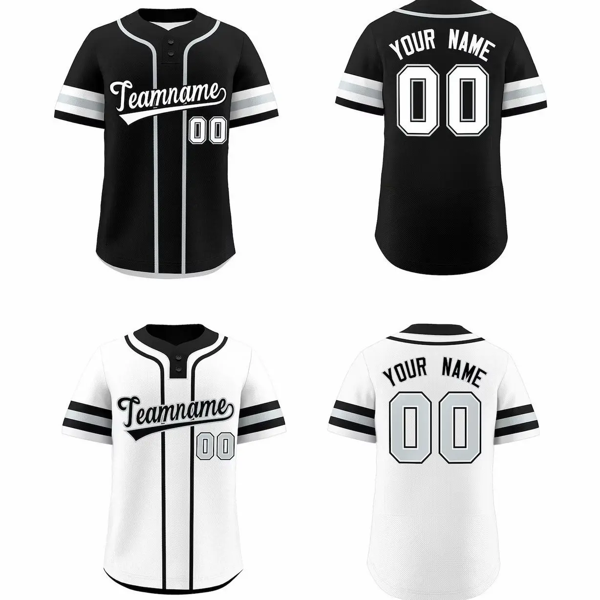 KXK Custom Reversible Baseball Jersey, Personalized Double Sided Sports Jersey, Custom Name Number Two Sided Game Tee Unisex