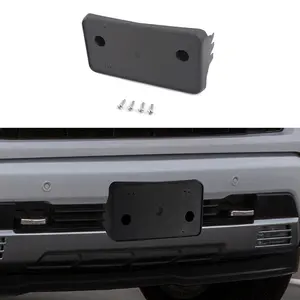 Front License Plate Bracket Frame for 2022-2023 Chevy Silverado, Automotive Auto Replacement Body & Bumper Part with Secure Mounting