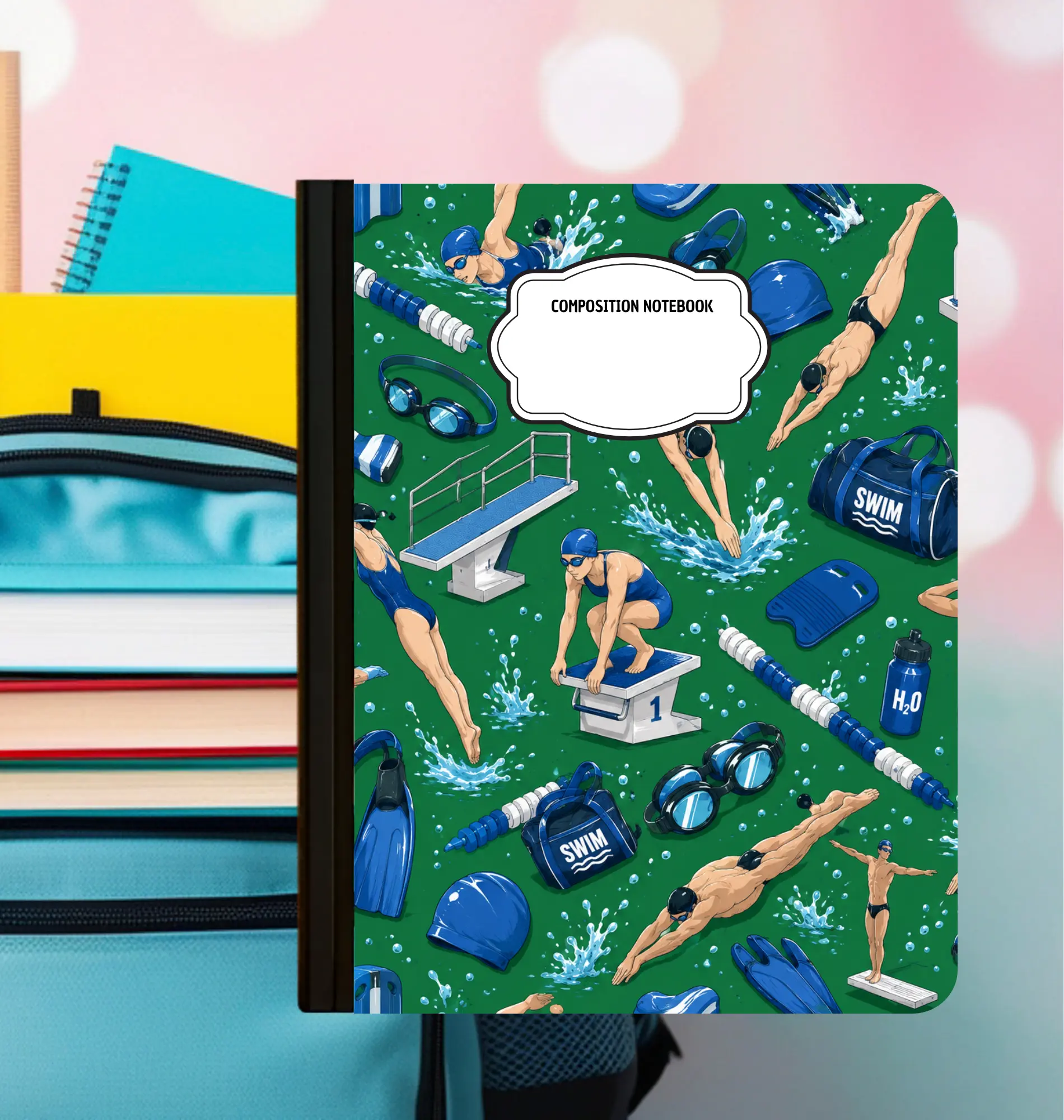 Composition Book - Swim Team
