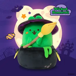 Green Witch Bunniroll Halloween Plush