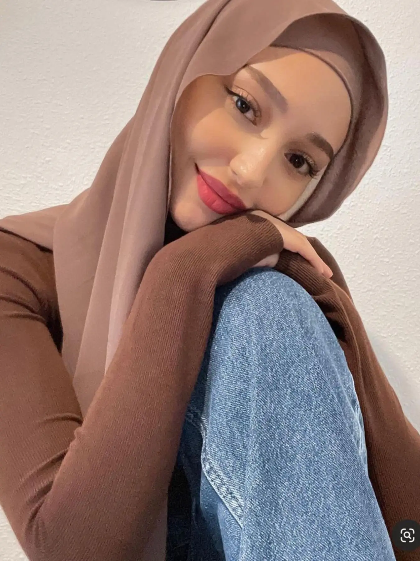 Women's Imitation Pearl Chiffon Head Scarf, Long Casual Solid Color Hijab, Conservative Abaya Cover, Convenient and Stylish Headwear