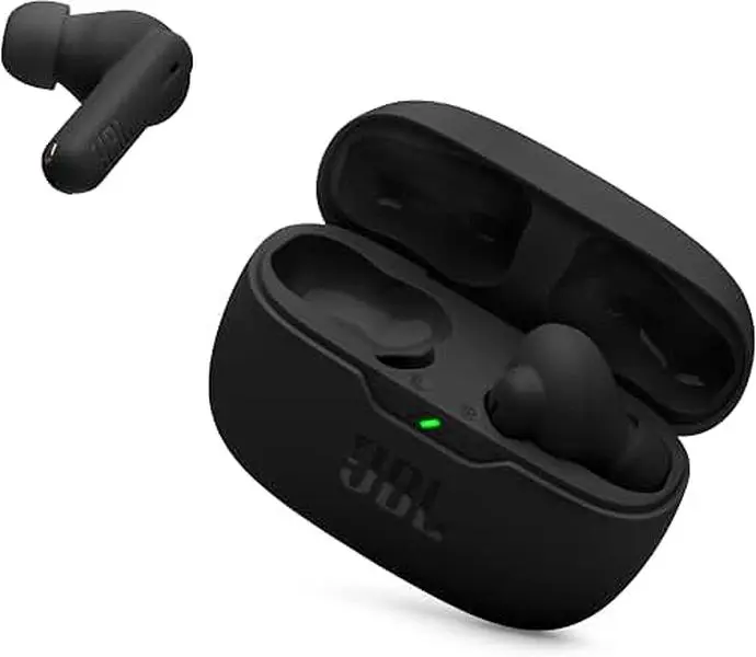 Refurbished JBL Tune 225BT Wireless Earbuds - Bluetooth 5.0, 30-Hour Battery Life, Noise Isolation, Water Resistant, Portable Electronics, Black, Charging Case Included