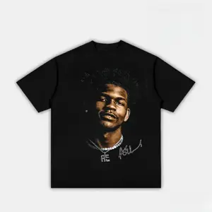 Teen and Adult Anthony Edwards Icy Exclusive Pattern T-Shirt, Boys Pattern T-Shirt, Patterned T-Shirt, Children's Clothing for Boys, Retro Y2K, Boys' Clothing, Gift for Fans