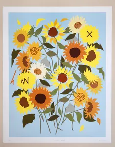 Sunflower Bouquet Print