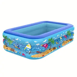 Inflatable Swimming Pool Household Pool Outdoor Paddling Pool Swimming Thickened Square Ocean Ball Pool