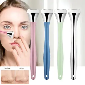 Blackhead Removal Tool Facial Scraper Skin Scrubber Face Spatula for Deep Pore Cleansing Blackhead Remover Beauty Skin Care Tool Acne Stainless