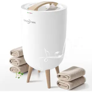 Towel Warmer Bucket 25L Rapid Heating - Luxury Towel Warmers for Bathroom with Bluetooth Speaker, Fits up to 3 Oversized Towels, Blankets, Bathrobe - with Timer, Mood Light