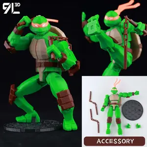 9L3D Dummy 13 Action Figure-Multi-Joint Articulated Lucky Anime Character Classic Superhero Design With Black&White Blue Costume