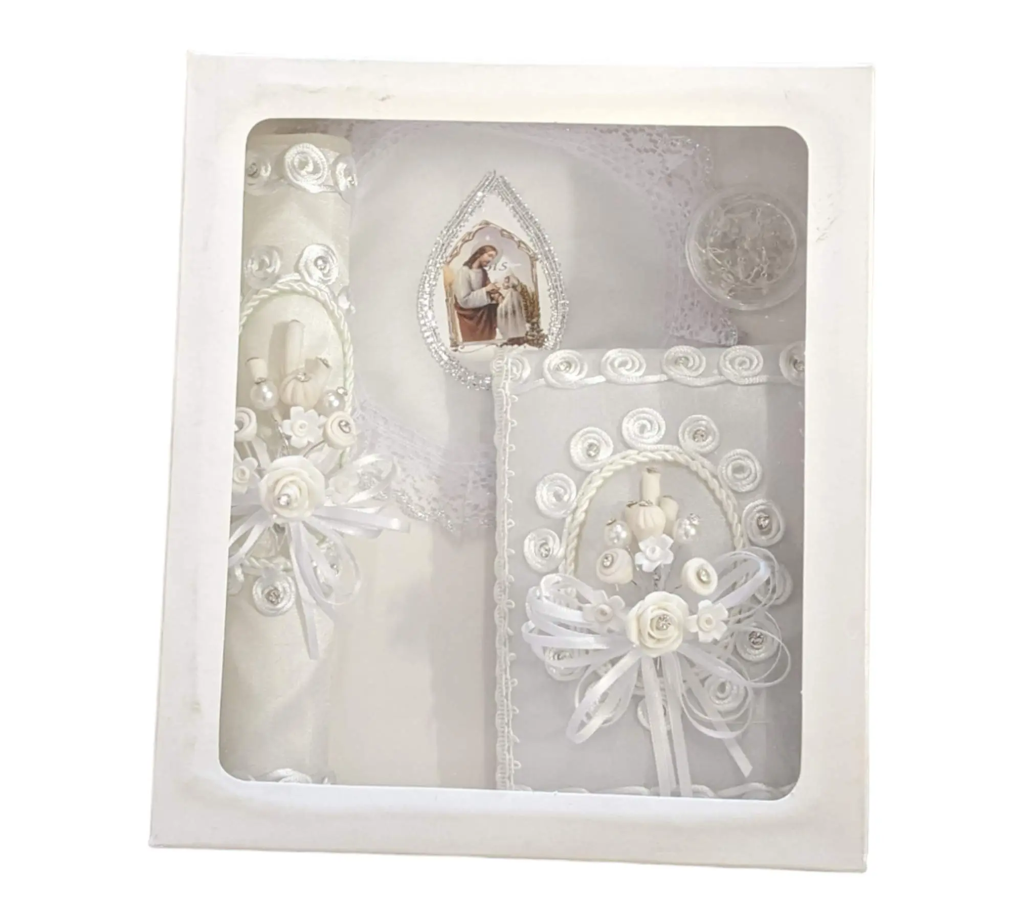 First Communion Girl Candle Set First Communion Girl Candle Set