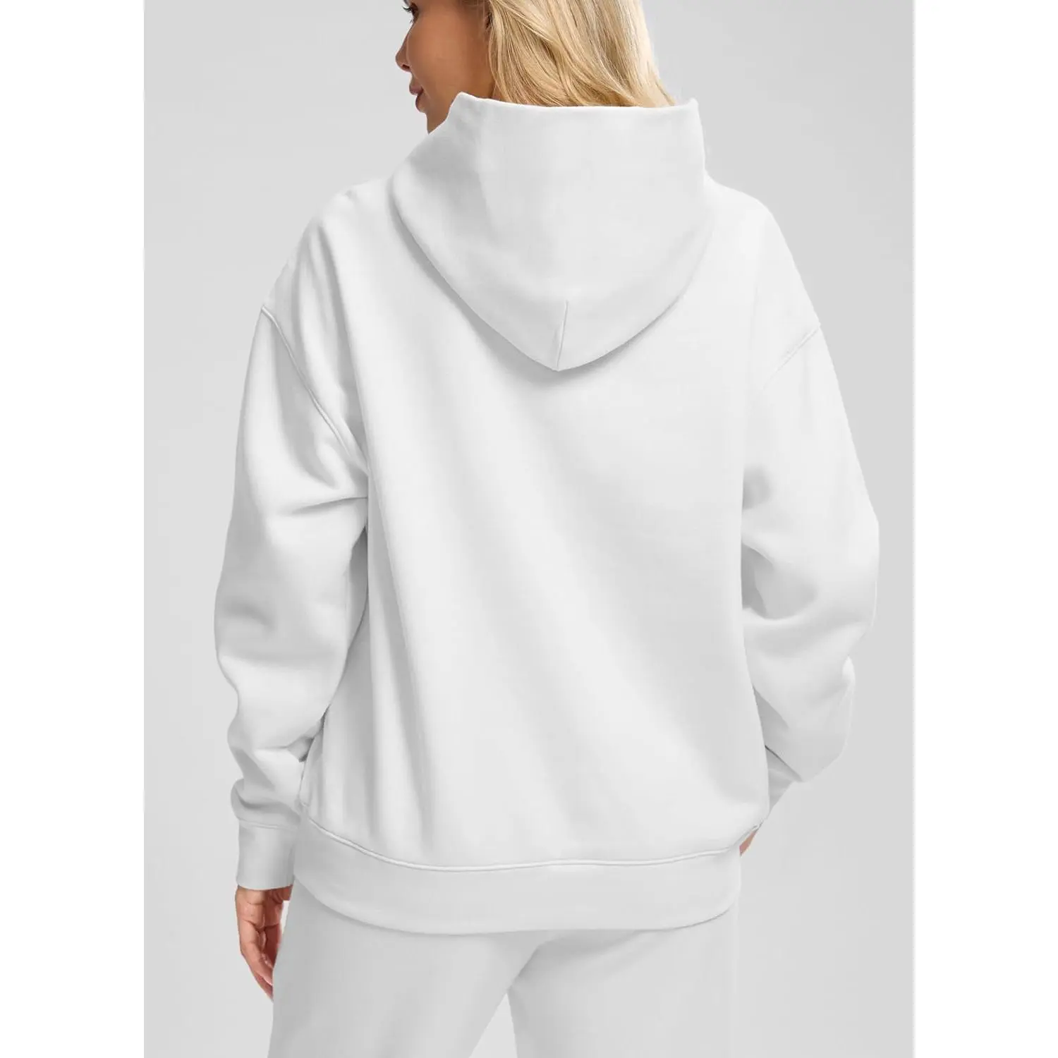 Women's Oversized Fleece Hoodie with Pocket - Loose Fit Casual Athletic Workout Pullover Sweatshirt Comfortable Warm Fleece-Lined Hooded Sweatshirt for Women's Daily Wear Gym Yoga Running Outdoor Activities Women's Oversized Fleece Hoodie with Pocket - Loose Fit Casual Athletic Workout Pullover Sweatshirt Comfortable Warm Fleece-Lined Hooded Sweatshirt for Women's Daily Wear Gym Yoga Running Outdoor Activities