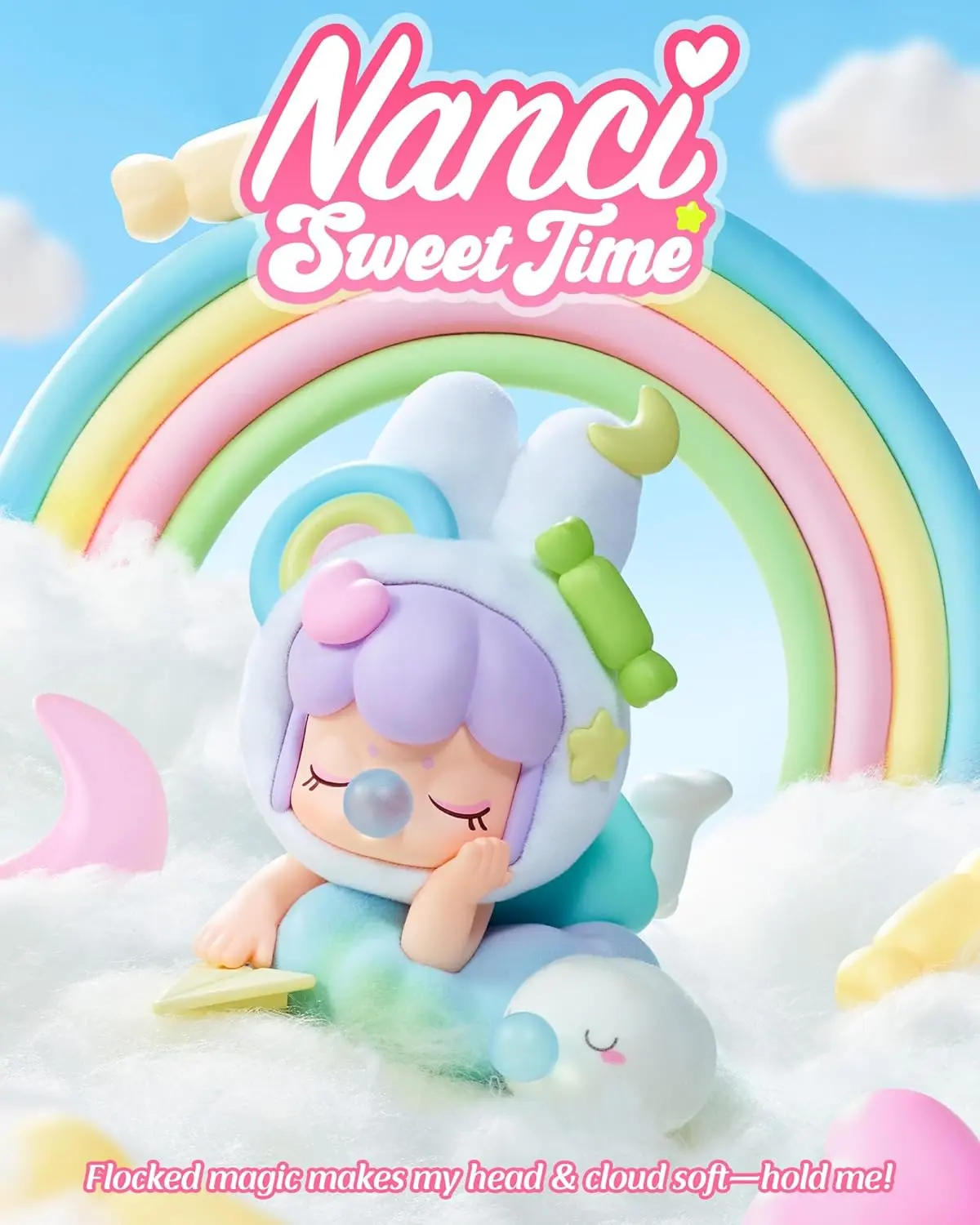 Nanci Blind Box Sweet Time Series Cute Plush Anime Decor Birthday Gift with Suprise Element