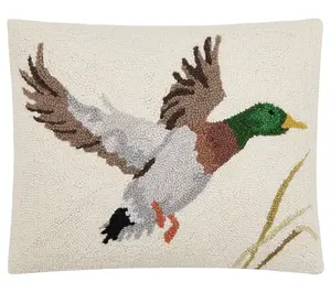Makers Collective Camp Wandawega Mallard Wool Hook Pillow Makers Collective Camp Wandawega Mallard Wool Hook Pillow