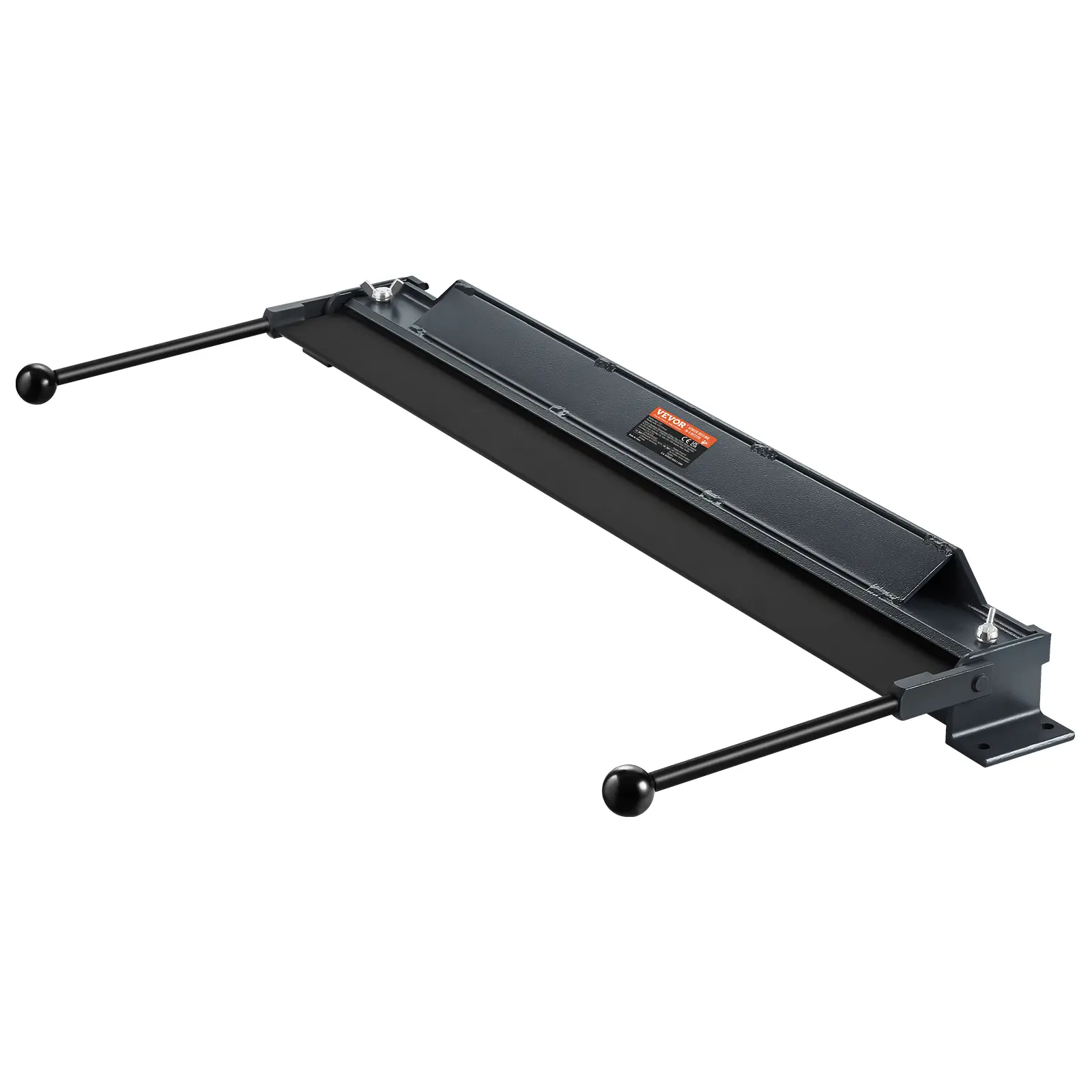 【summerfinds】VEVOR Box and Pan Brake, 48-Inch, 0-130 Degrees Sheet Metal Bending Brake, Portable Mini Metal Bender with 20 Gauge Low Carbon Steel 14 Gauge Aluminum Capacity Power Handle, for Metal Bending