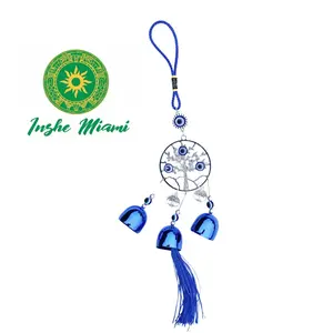 Colgante Arbol de la Vida con Ojos Azules