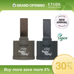 [ETUDE Official] BOGO Deal | Pang Pang Hair Shadow #01 Dark Brown, #03 Natural Black | Hairline Coverage | Root touch up | Waterproof | Natural Finish