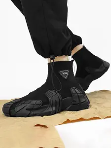 Men's Sporty Boots, Casual Comfortable Breathable Non-slip Hiking Shoes, Outdoor Sports Footwear for Men, Anti Slip Boots