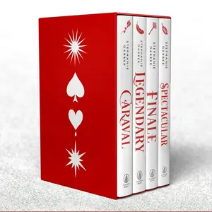 Deluxe Caraval Collection - Caraval, Legendary, Finale, Spectacular Caraval by Stephanie Garber (Hardcover Boxed Set of 4 Deluxe Editions with Stained Edges)