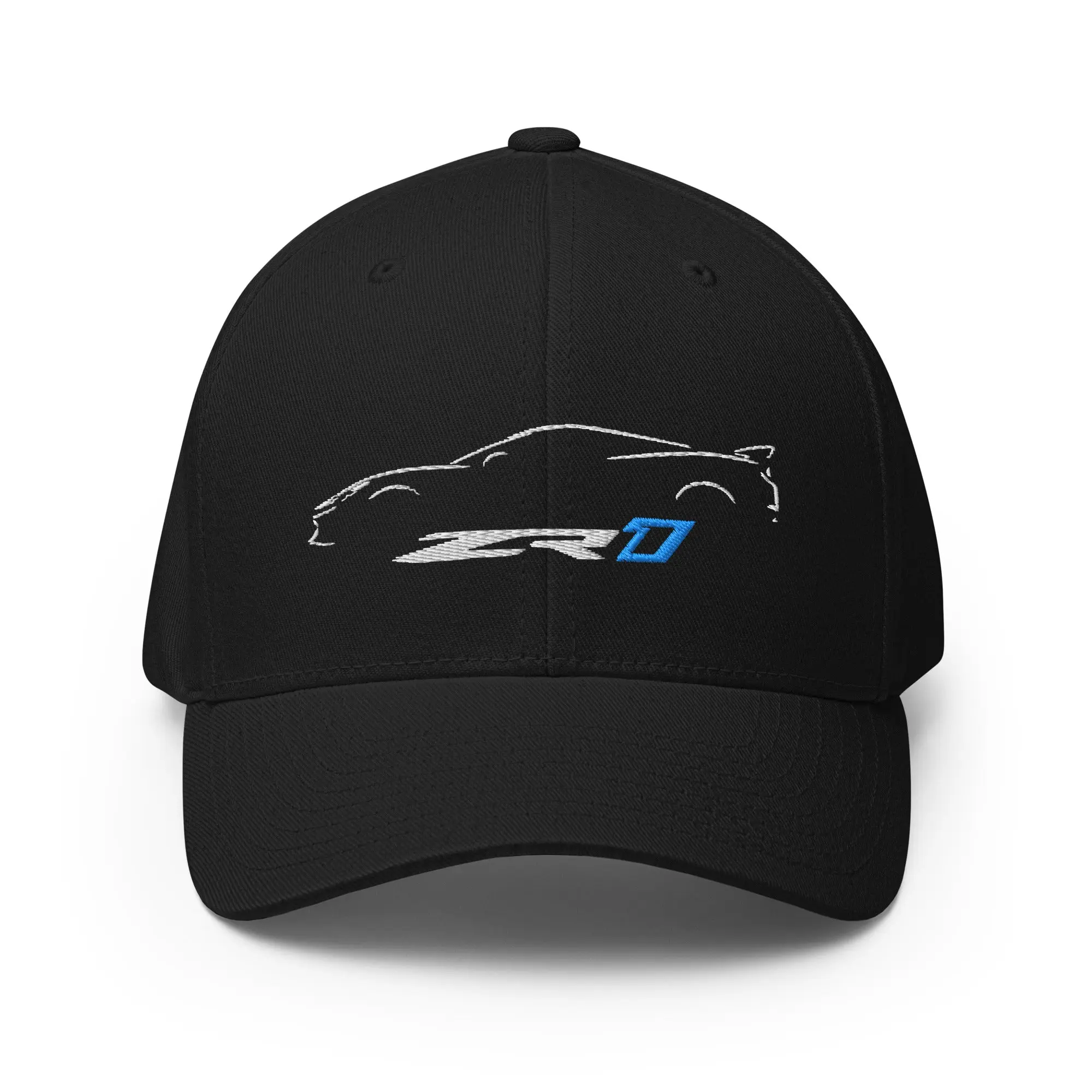 2025 C8 Corvette ZR1 Logo flex fit hat for Vette Drivers Car Club Structured Twill Cap