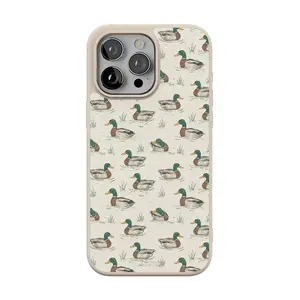 Casely iPhone 15 Pro Max Case | The Boyfriend Collection | Mallard & Co. | Align Soft-Touch Flexible Bumper Case | Compatible with MagSafe