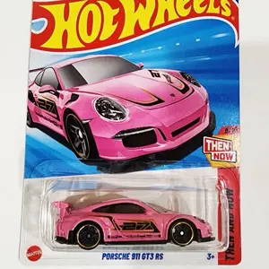 Hot Wheels, Porsche 911 GT3 RS, Pink, #220/250, Then and Now #8/10, US Card