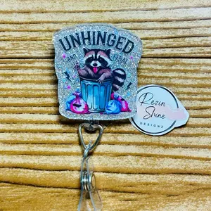 Feral Raccoon Badge Reel