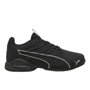 PUMA Mens Electro Synthetic Leather Lace Up Sneakers Shoes Casual - Black