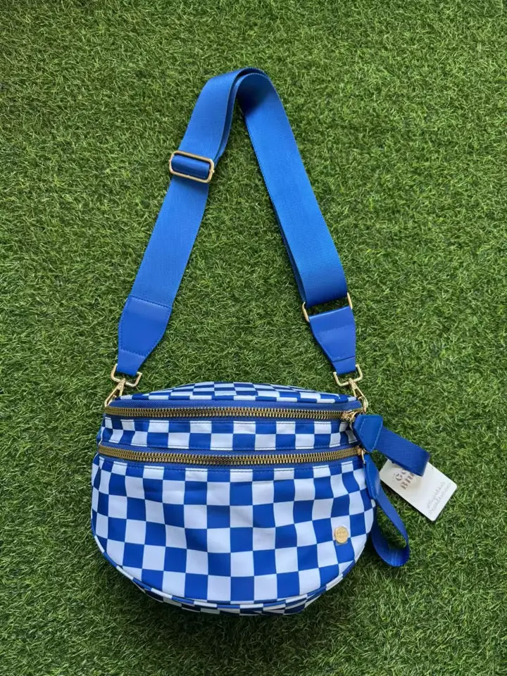 Royal Blue Checkered
